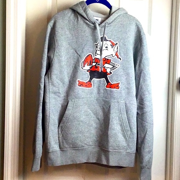 Nike 🏈 Cleveland Browns hoodie brownie - Picture 3 of 11